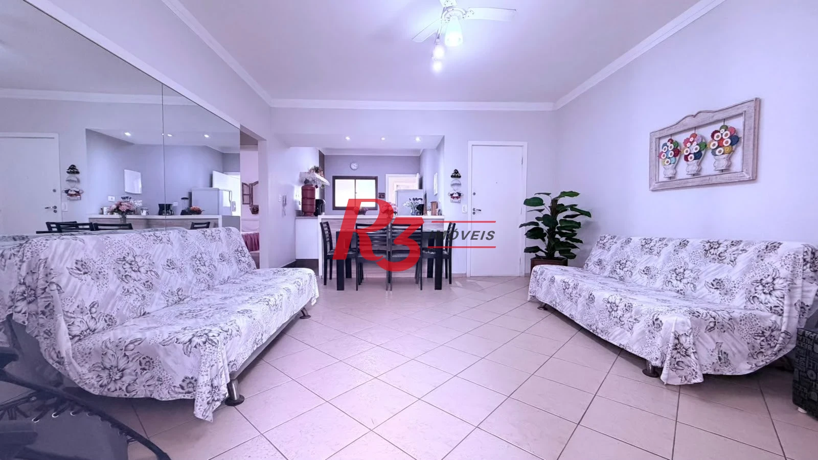 Apartamento com 2 dormitórios para alugar, 99 m² por R$ 6.000,00/mês - Boqueirão - Santos/SP