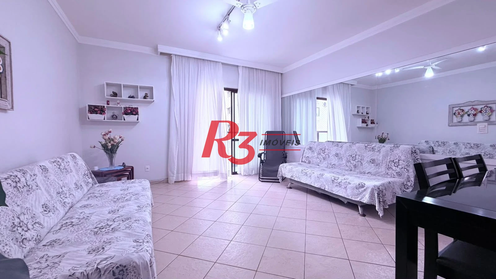 Apartamento com 2 dormitórios para alugar, 99 m² por R$ 6.000,00/mês - Boqueirão - Santos/SP