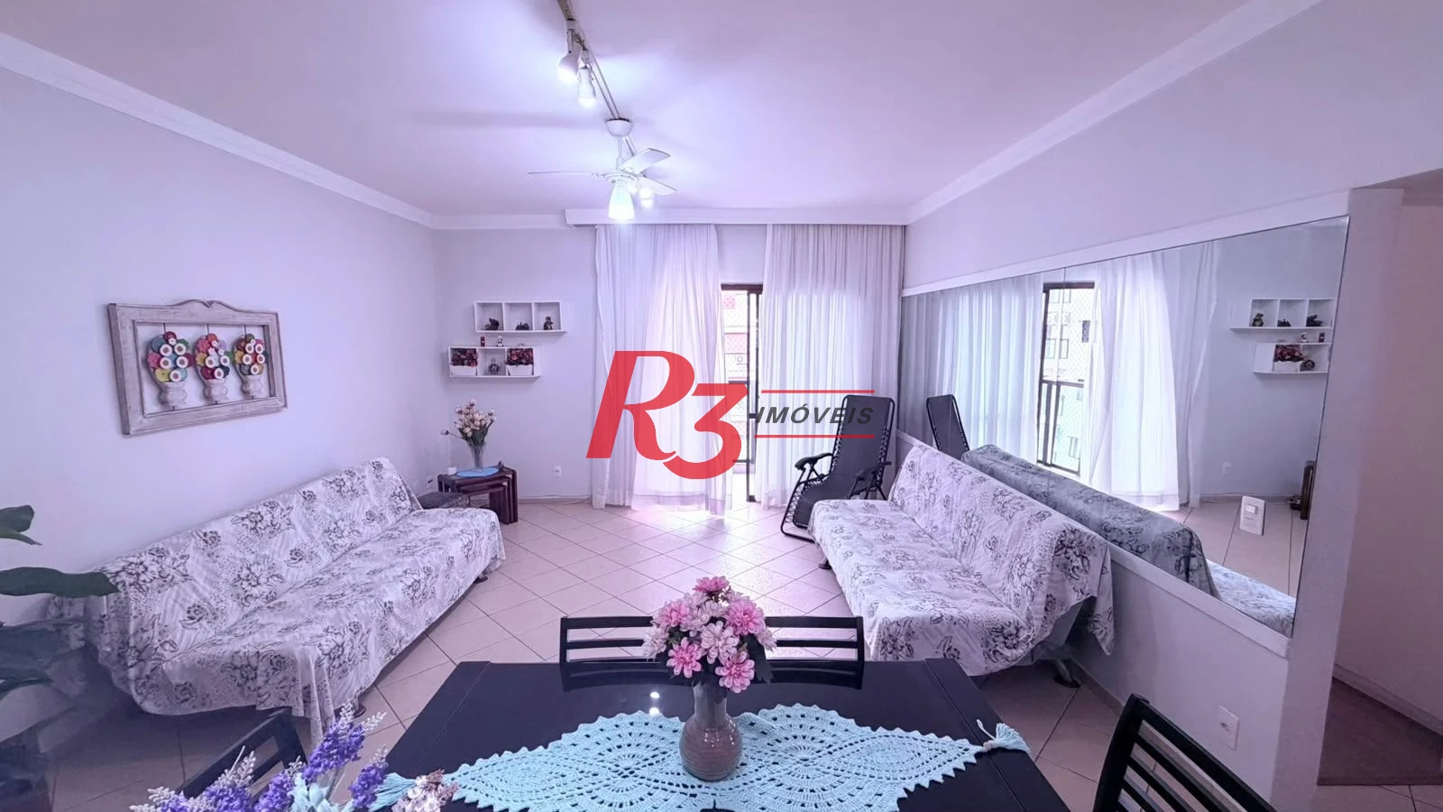 Apartamento com 2 dormitórios para alugar, 99 m² por R$ 6.000,00/mês - Boqueirão - Santos/SP