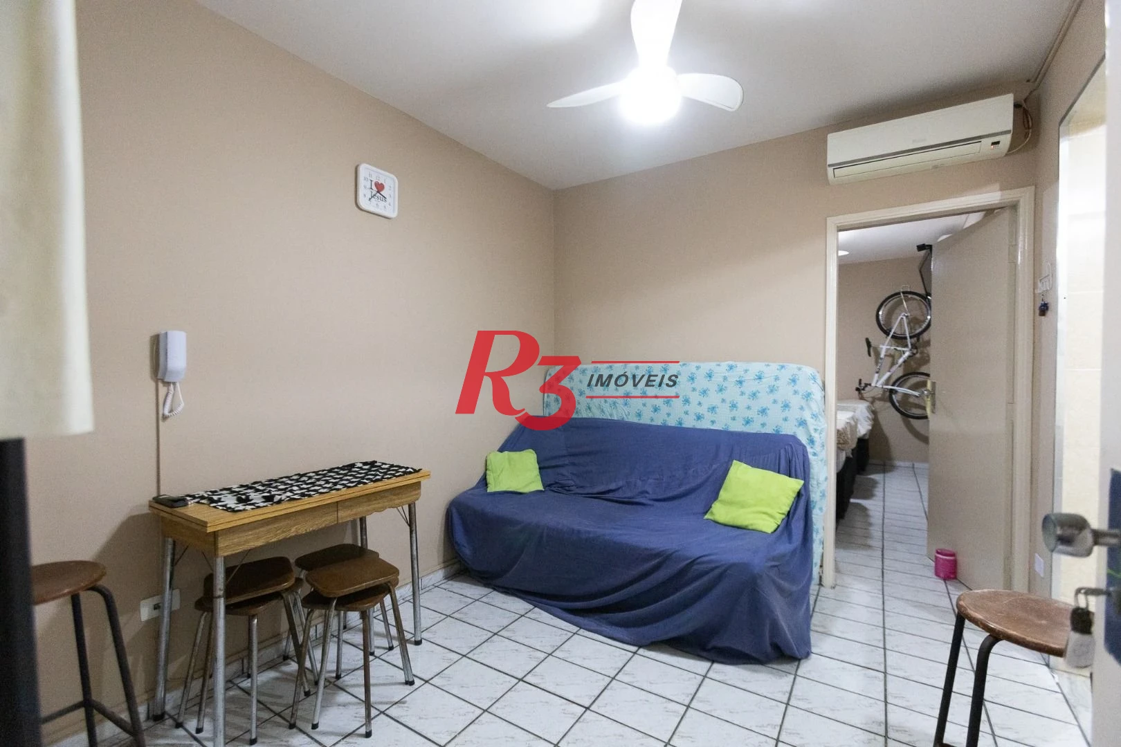 Apartamento com 1 dormitório à venda, 45 m² por R$ 380.000,00 - José Menino - Santos/SP