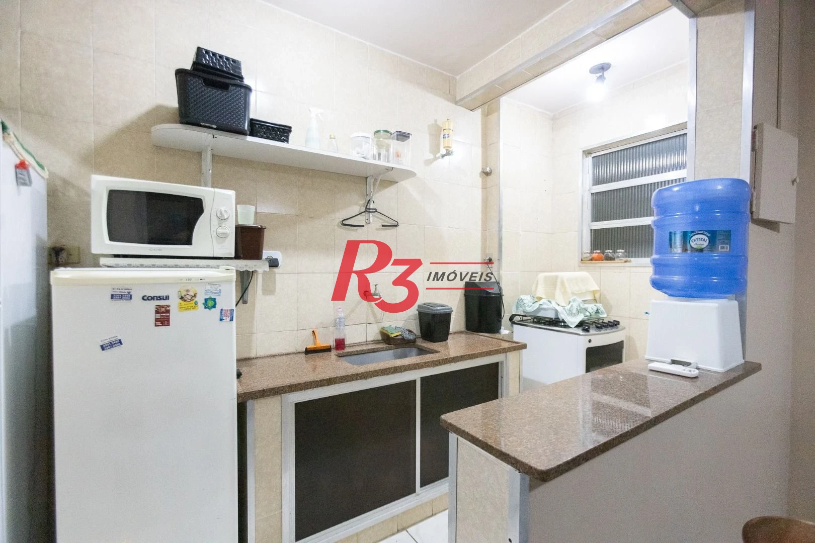 Apartamento com 1 dormitório à venda, 45 m² por R$ 380.000,00 - José Menino - Santos/SP