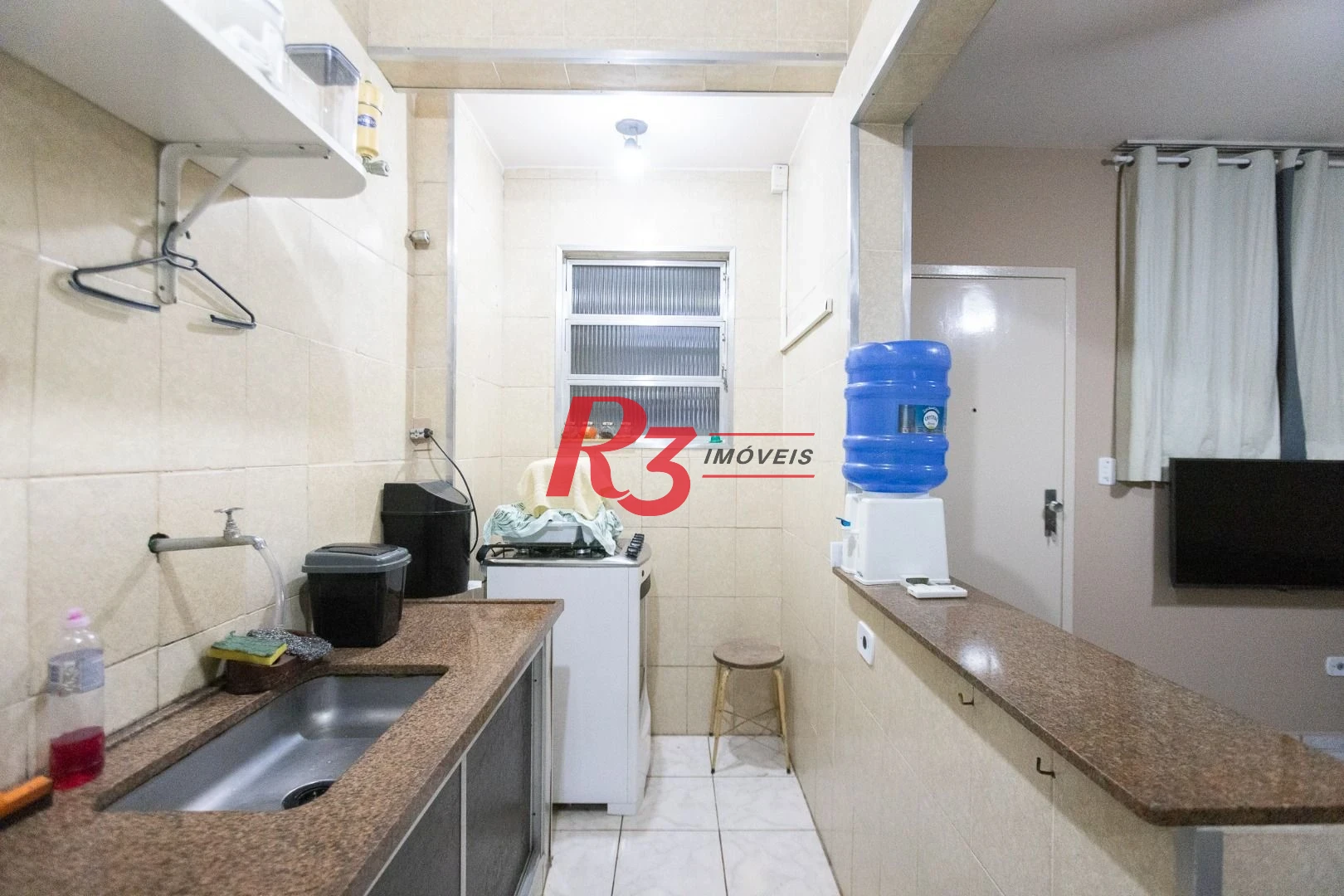 Apartamento com 1 dormitório à venda, 45 m² por R$ 380.000,00 - José Menino - Santos/SP