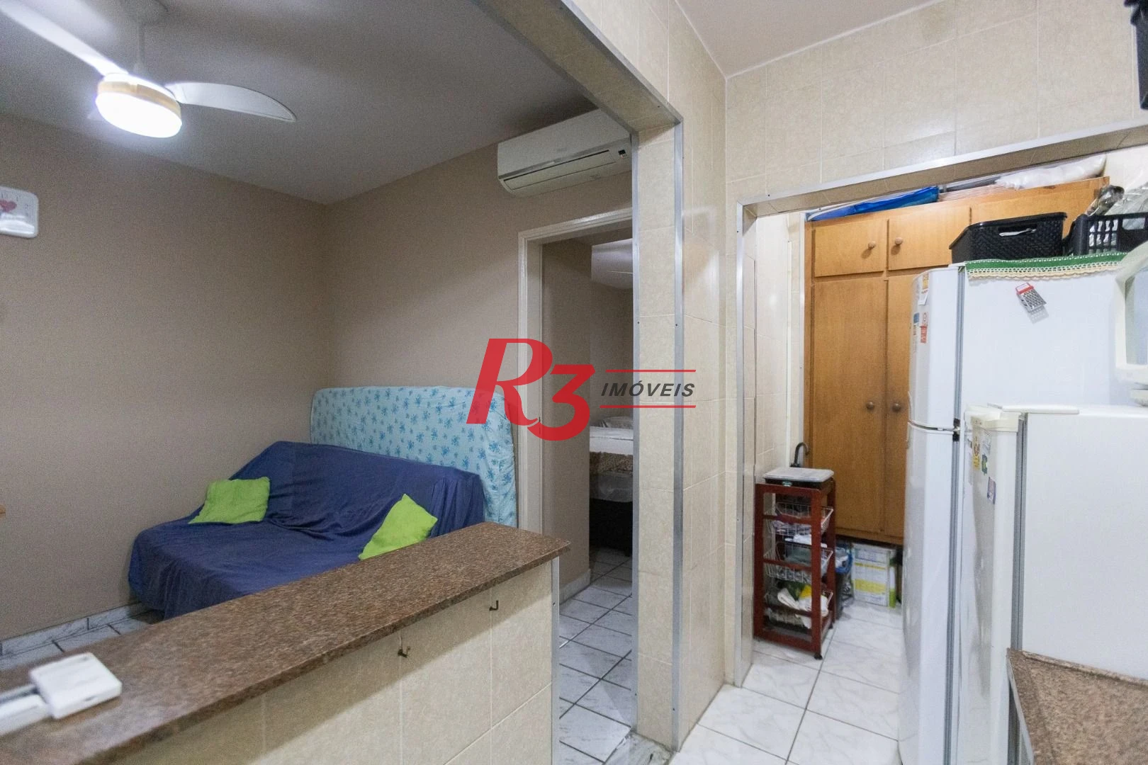 Apartamento com 1 dormitório à venda, 45 m² por R$ 380.000,00 - José Menino - Santos/SP