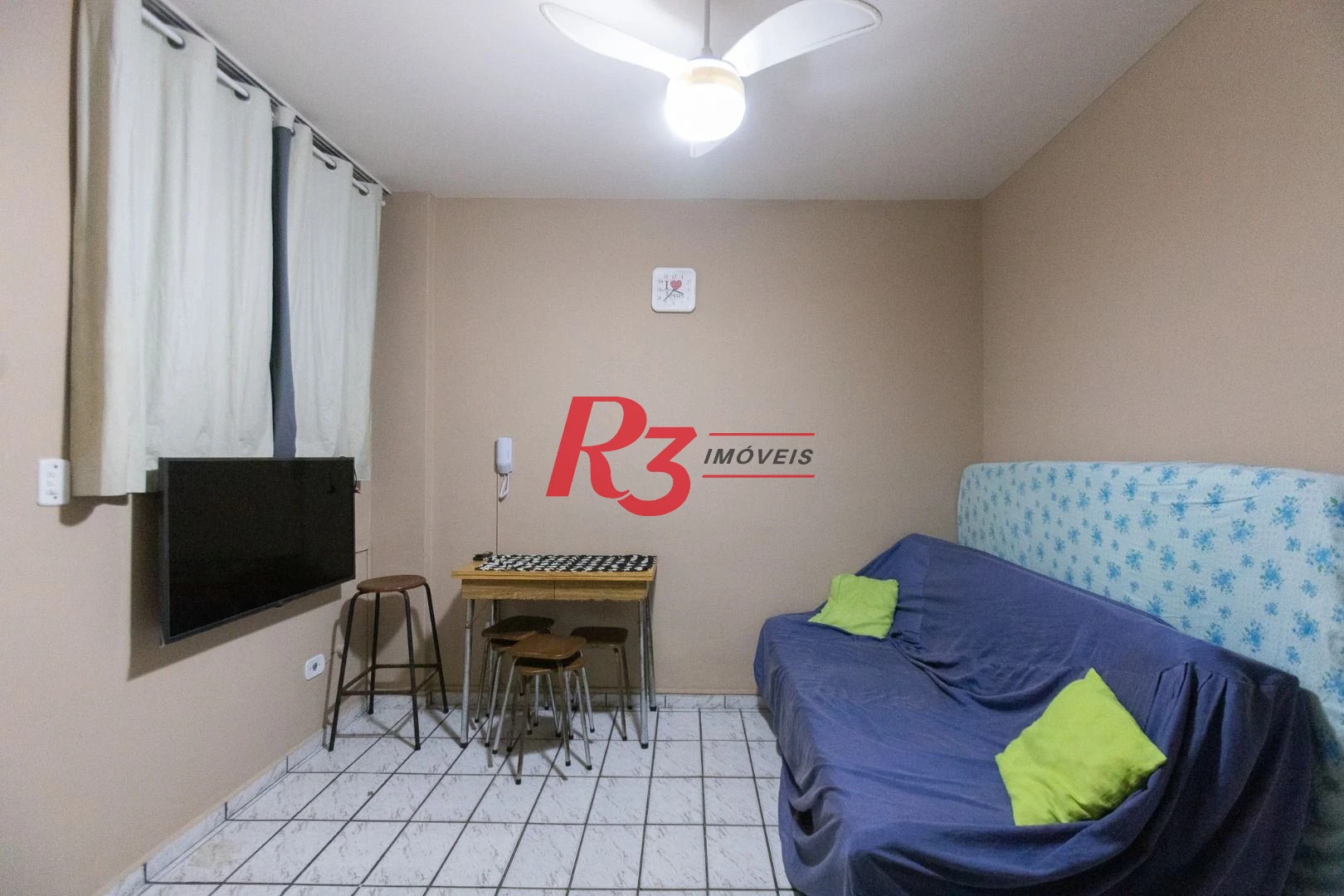 Apartamento com 1 dormitório à venda, 45 m² por R$ 380.000,00 - José Menino - Santos/SP