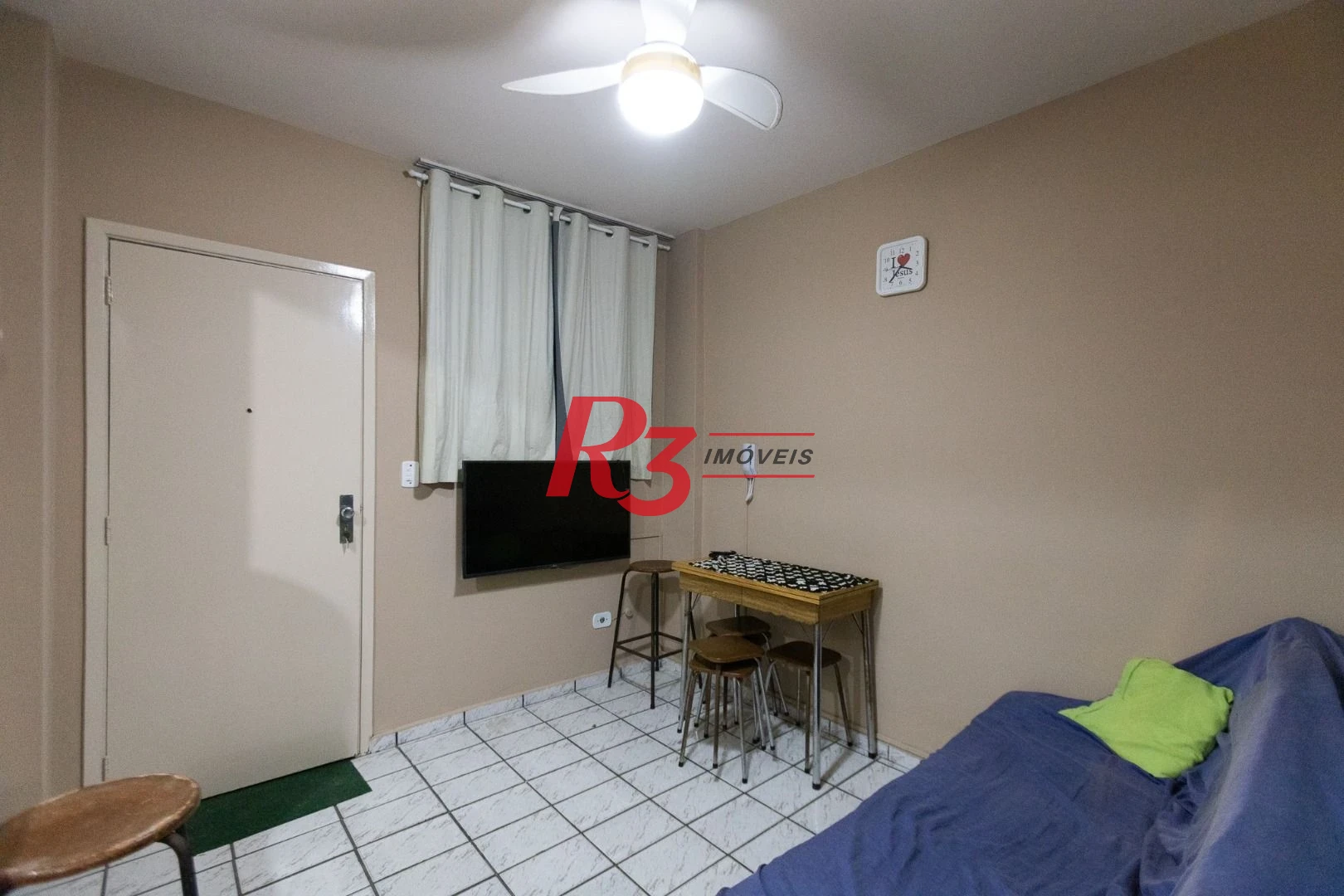 Apartamento com 1 dormitório à venda, 45 m² por R$ 380.000,00 - José Menino - Santos/SP