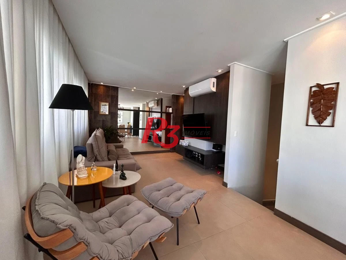 Apartamento Duplex com 2 dormitórios à venda, 100 m² por R$ 1.400.000,00 - Pompéia - Santos/SP