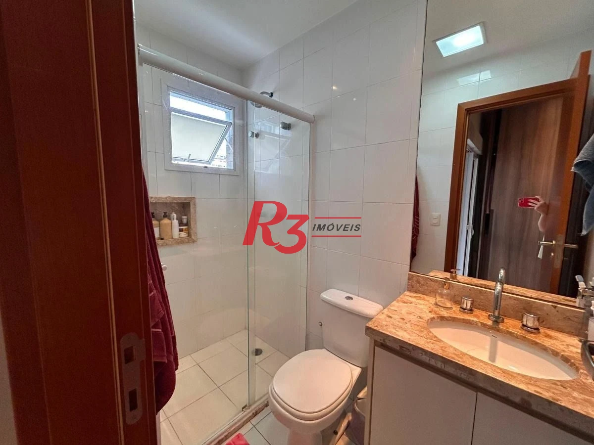 Apartamento Duplex com 2 dormitórios à venda, 100 m² por R$ 1.400.000,00 - Pompéia - Santos/SP