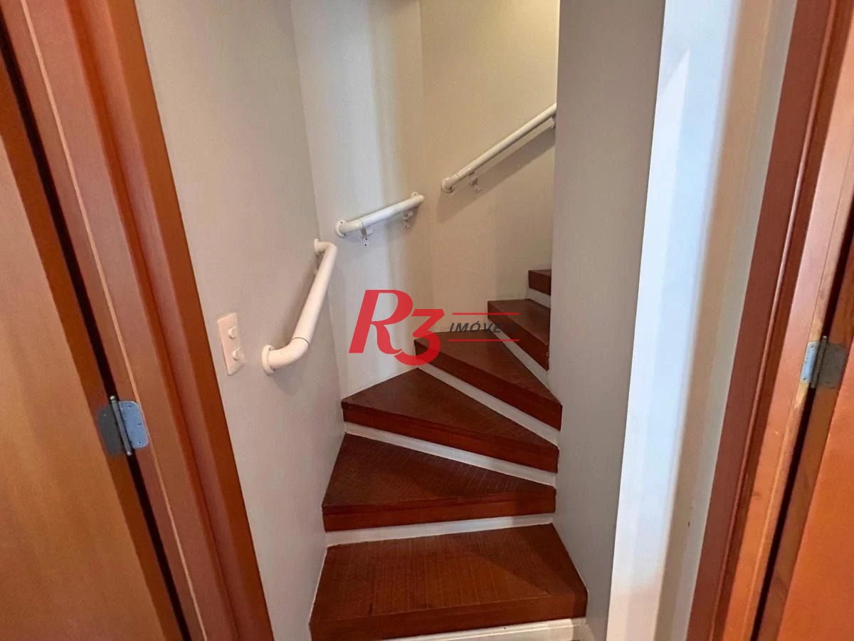 Apartamento Duplex com 2 dormitórios à venda, 100 m² por R$ 1.400.000,00 - Pompéia - Santos/SP