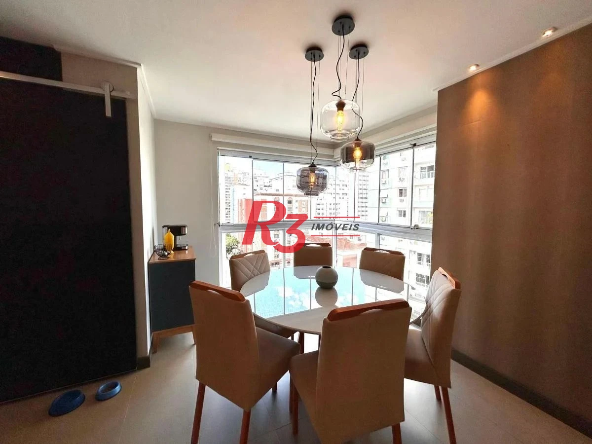 Apartamento Duplex com 2 dormitórios à venda, 100 m² por R$ 1.400.000,00 - Pompéia - Santos/SP