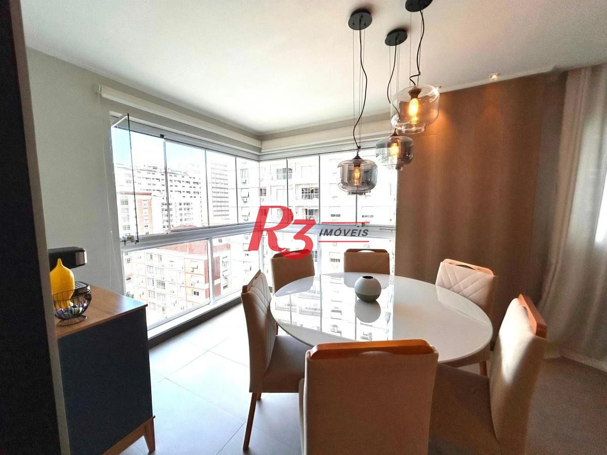 Apartamento Duplex com 2 dormitórios à venda, 100 m² por R$ 1.400.000,00 - Pompéia - Santos/SP