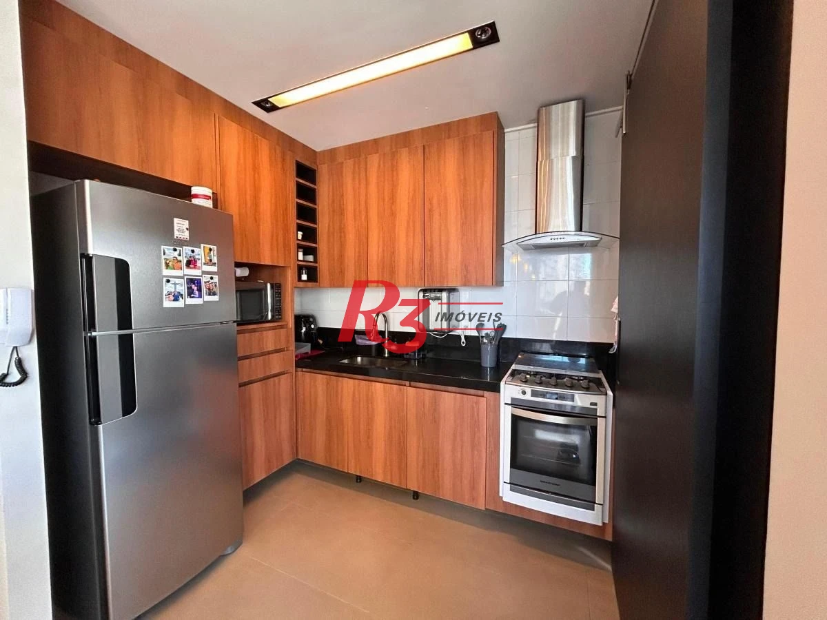 Apartamento Duplex com 2 dormitórios à venda, 100 m² por R$ 1.400.000,00 - Pompéia - Santos/SP