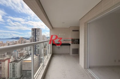 Apartamento com 3 dormitórios à venda, 110 m² por R$ 2.180.000,00 - Gonzaga - Santos/SP