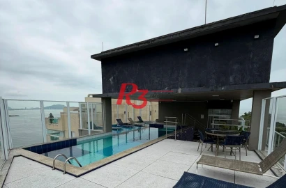 Apartamento com 3 dormitórios à venda, 146 m² por R$ 1.300.000,00 - Tombo - Guarujá/SP