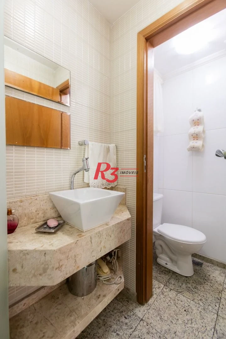 Village com 4 dormitórios à venda por R$ 1.450.000 - Embaré - Santos/SP