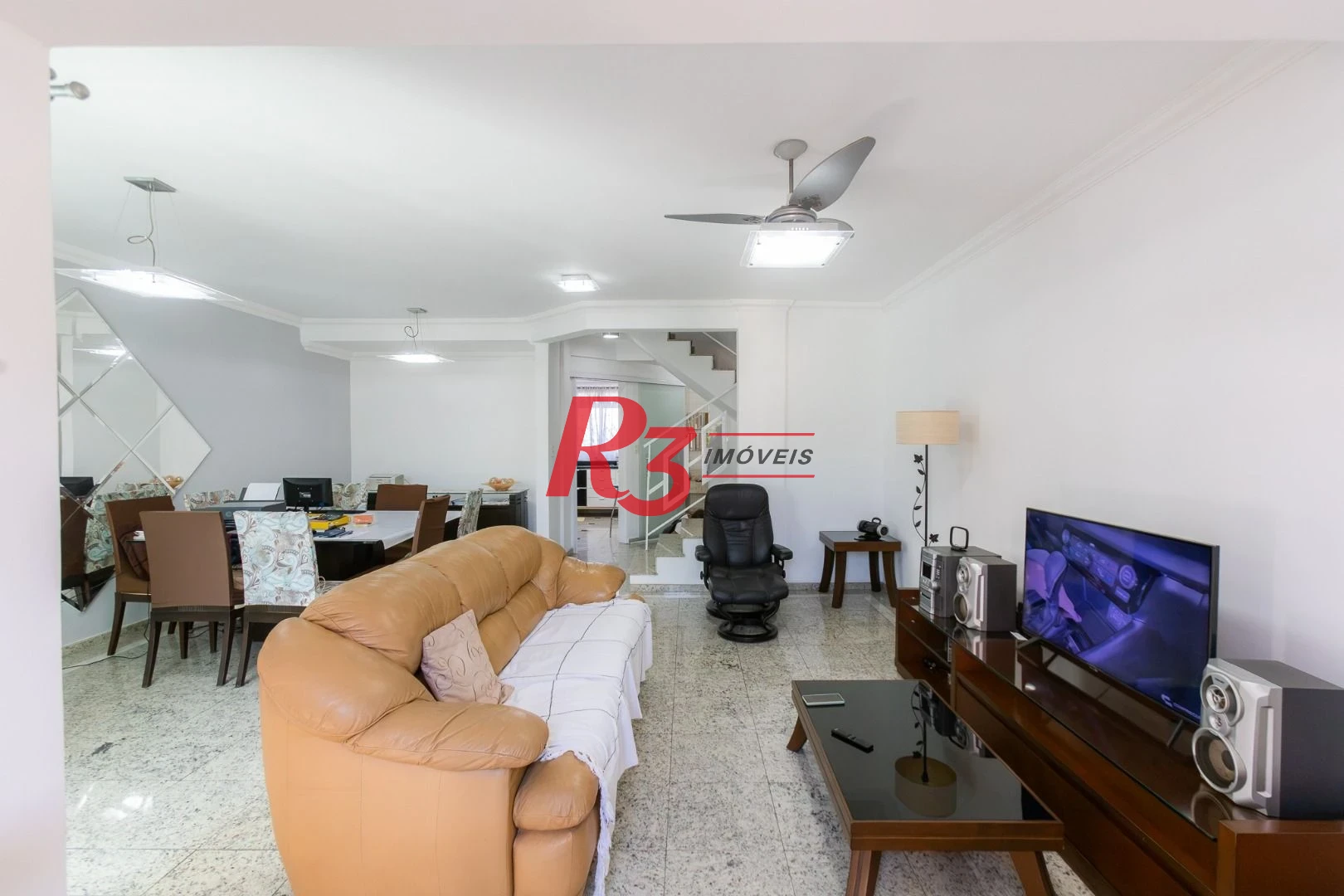 Village com 4 dormitórios à venda por R$ 1.450.000 - Embaré - Santos/SP