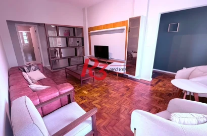 Apartamento com 2 dormitórios à venda, 100 m² por R$ 780.000,00 - Gonzaga - Santos/SP