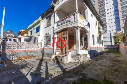 Terreno à venda, 500 m² por R$ 1.330.000,00 - Marapé - Santos/SP