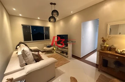 Apartamento com 3 dormitórios à venda, 130 m² por R$ 680.000,00 - Campo Grande - Santos/SP