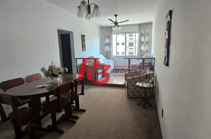 Apartamento com 2 dormitórios à venda, 82 m² por R$ 650.000,00 - Aparecida - Santos/SP