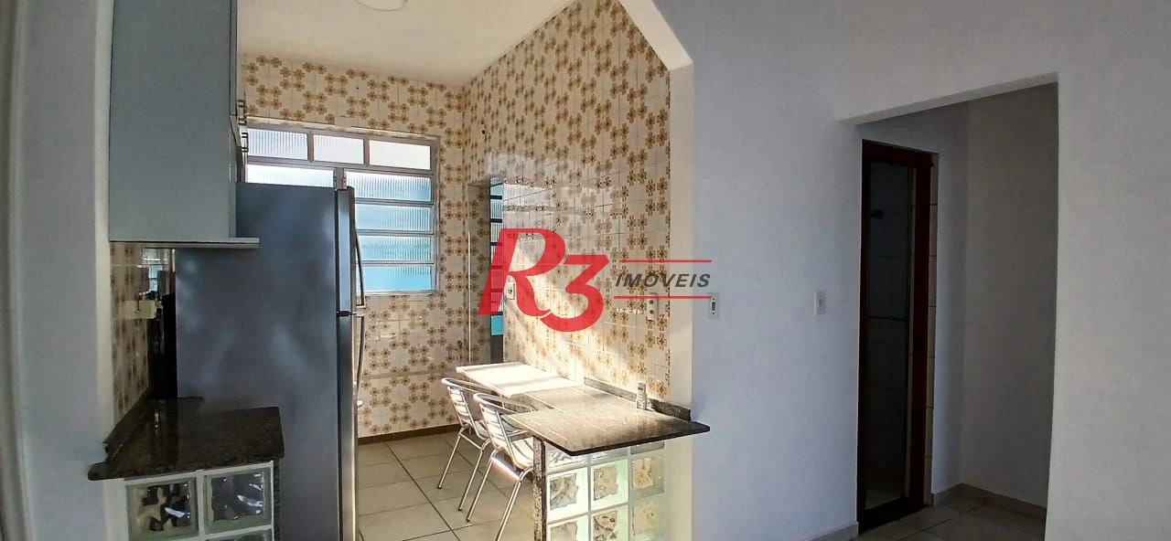 Apartamento com 1 dormitório para alugar, 57 m² por R$ 4.600,02/mês - Ponta da Praia - Santos/SP