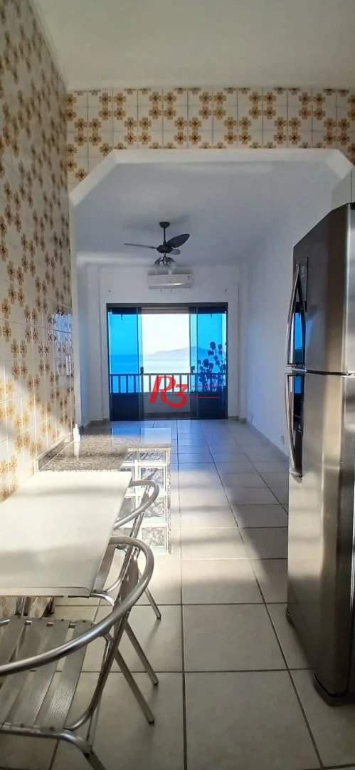 Apartamento com 1 dormitório para alugar, 57 m² por R$ 4.600,02/mês - Ponta da Praia - Santos/SP