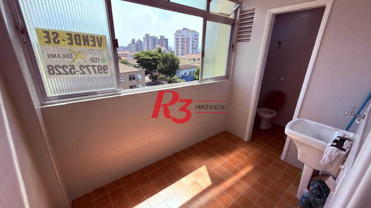 Apartamento com 2 dormitórios à venda, 82 m² por R$ 600.000,00 - Aparecida - Santos/SP