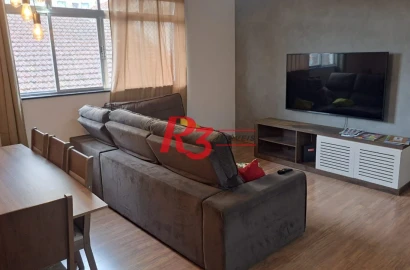 Apartamento com 3 dormitórios à venda, 166 m² por R$ 550.000,00 - Vila Matias - Santos/SP