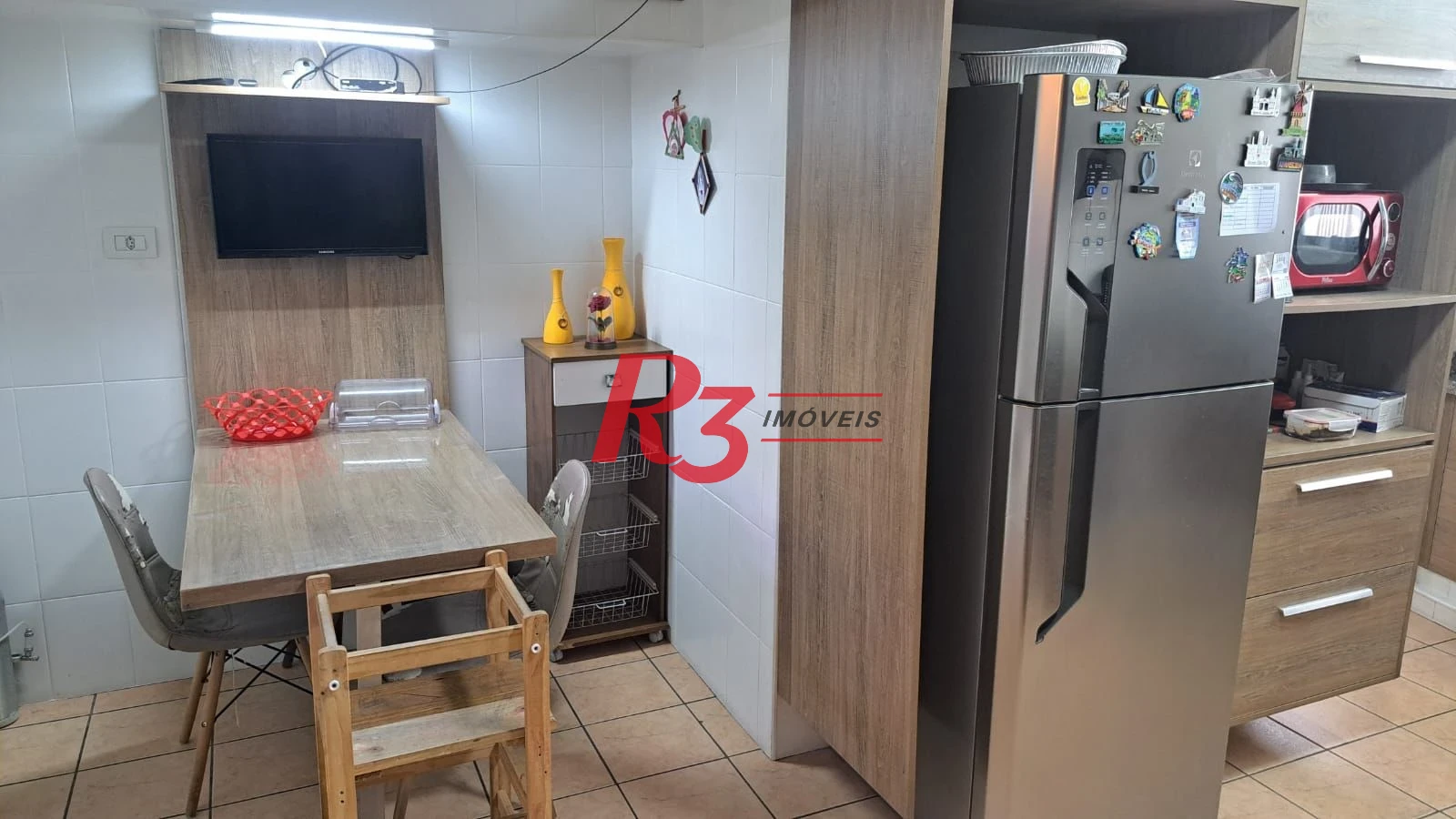 Apartamento com 3 dormitórios à venda, 166 m² por R$ 550.000,00 - Vila Matias - Santos/SP