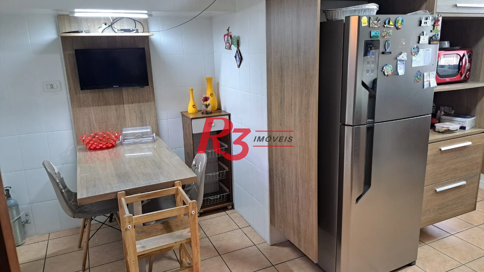 Apartamento com 3 dormitórios à venda, 166 m² por R$ 550.000,00 - Vila Matias - Santos/SP