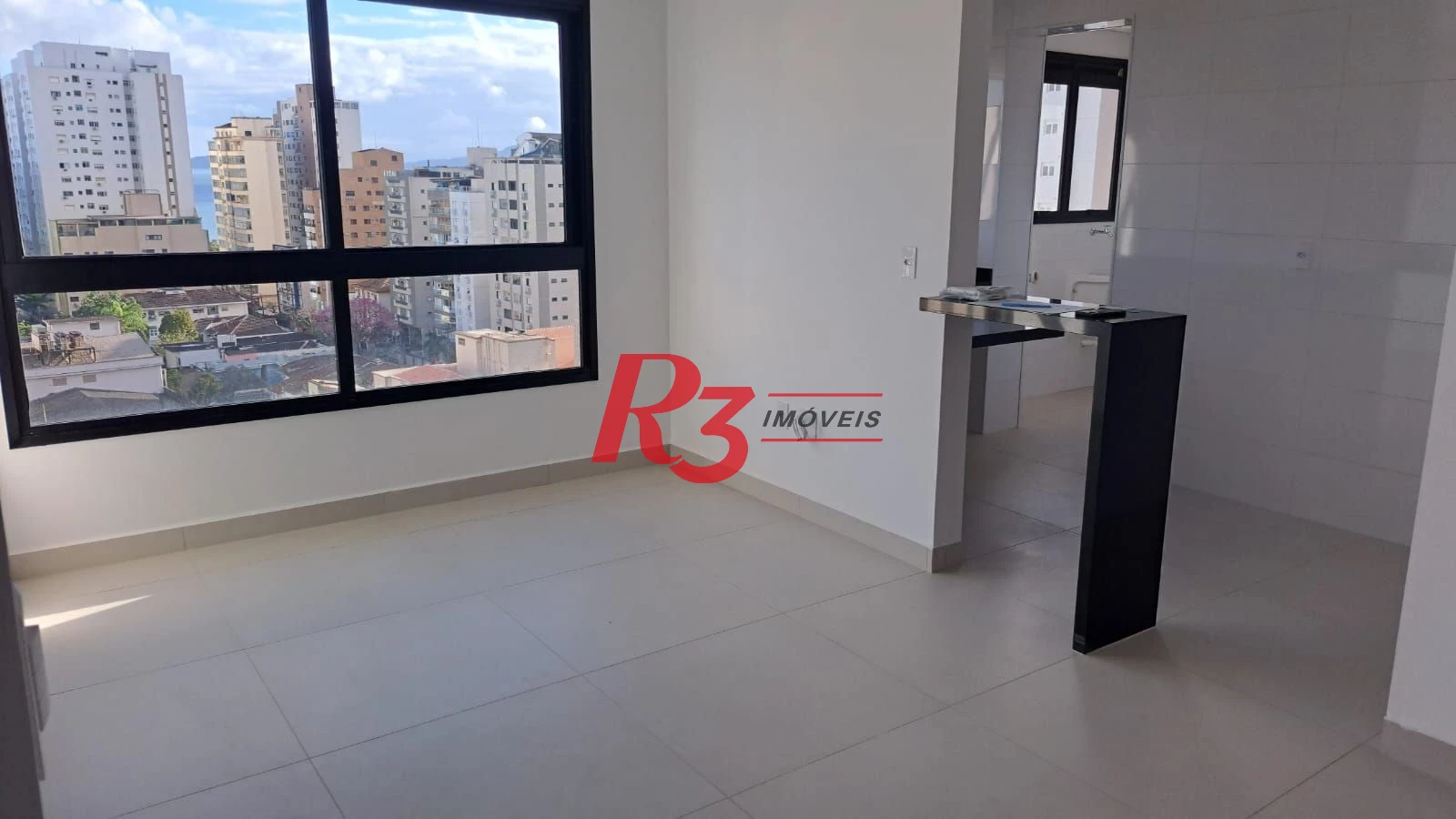 Apartamento com 1 dormitório para alugar, 52 m² por R$ 4.500,02/mês - Aparecida - Santos/SP