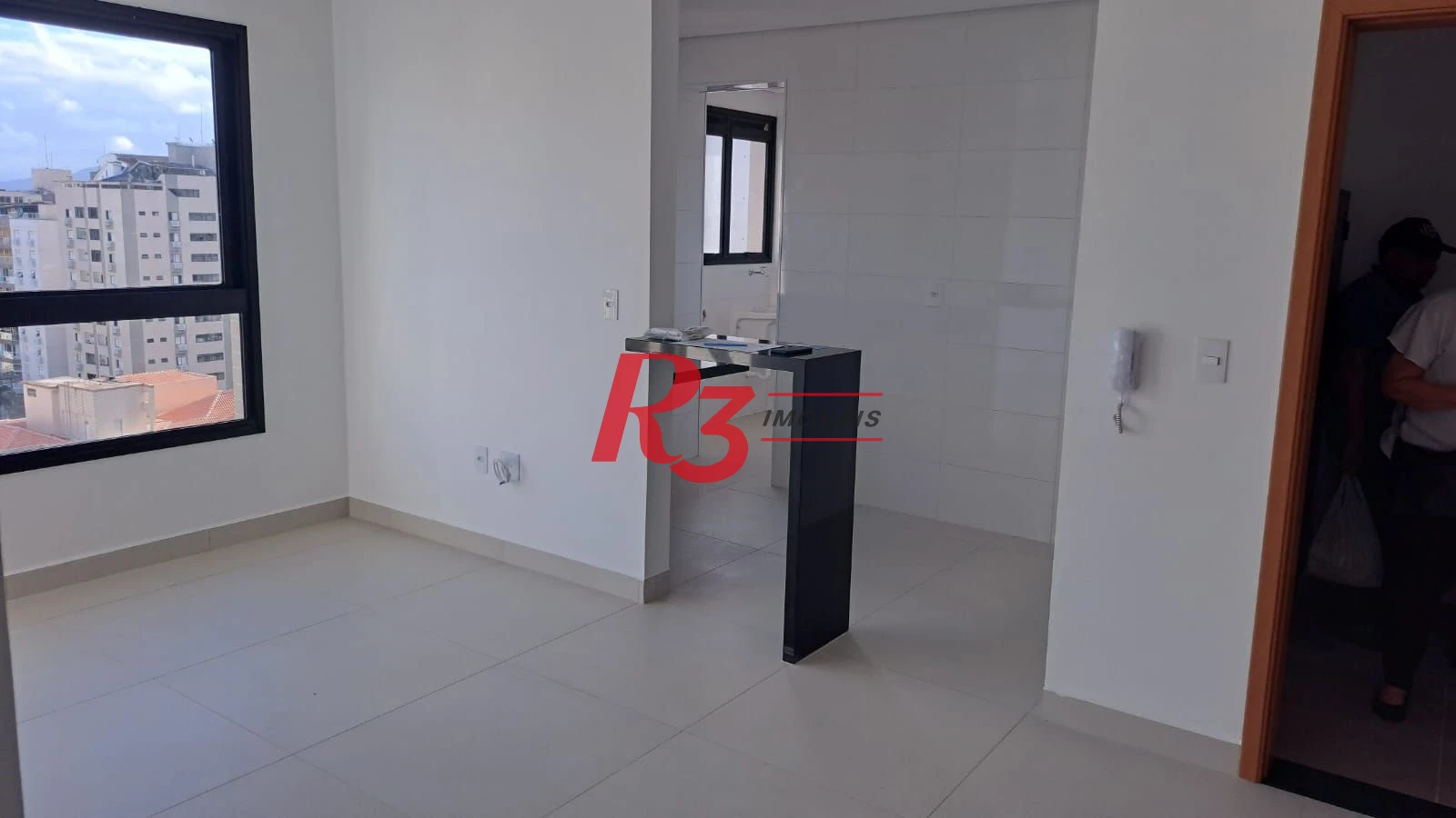 Apartamento com 1 dormitório para alugar, 52 m² por R$ 4.500,02/mês - Aparecida - Santos/SP