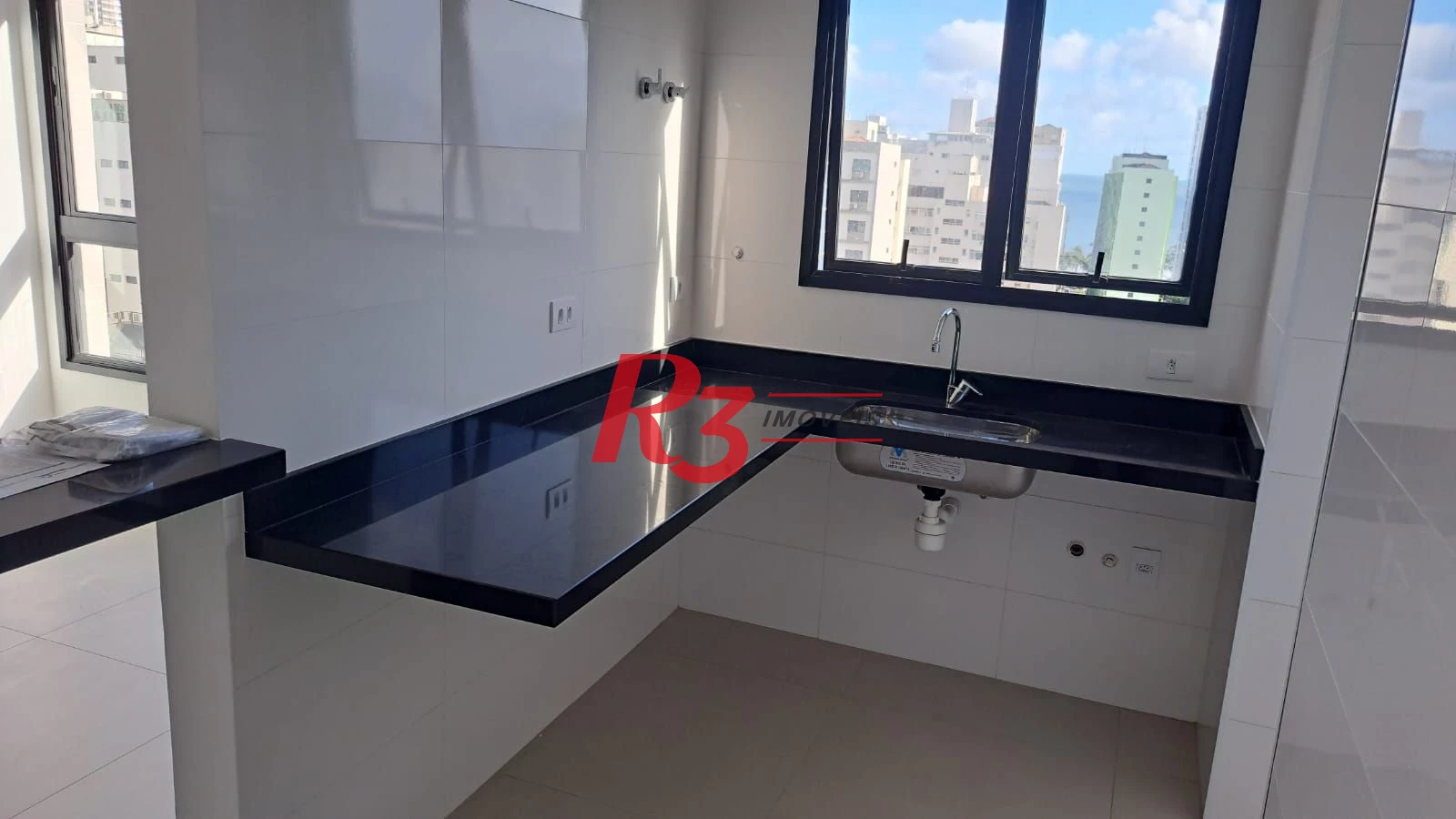 Apartamento com 1 dormitório para alugar, 52 m² por R$ 4.500,02/mês - Aparecida - Santos/SP