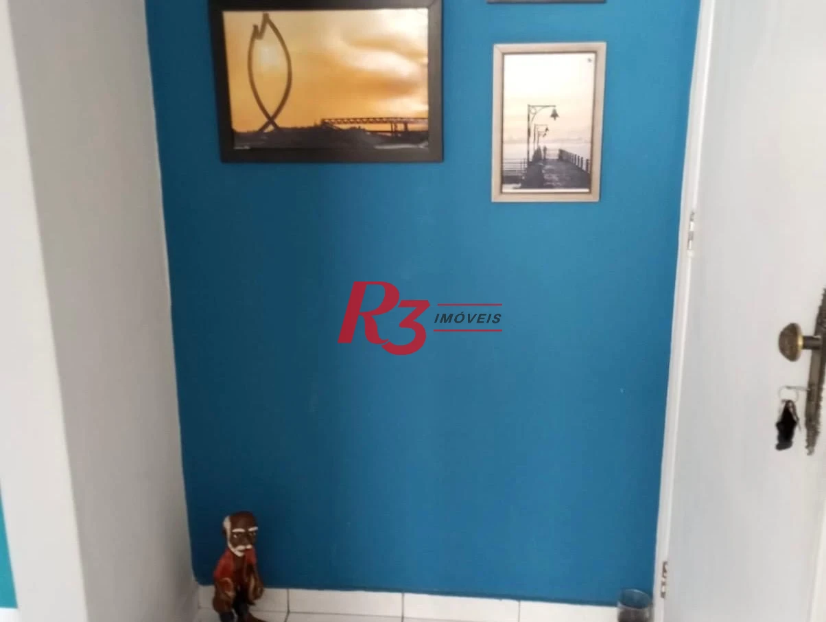 Apartamento com 2 dormitórios à venda, 75 m² por R$ 500.000,00 - Encruzilhada - Santos/SP