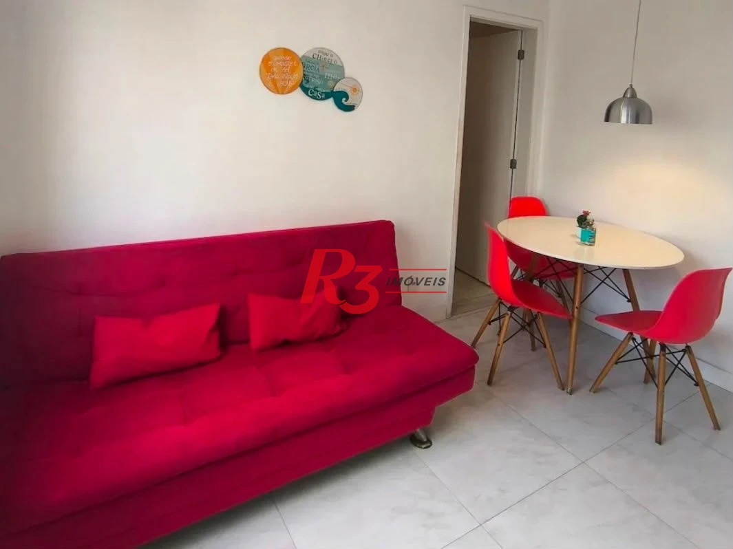 Apartamento com 1 dormitório à venda, 42 m² por R$ 320.000,00 - Boqueirão - Santos/SP