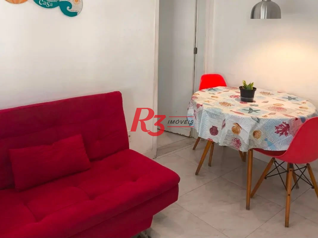 Apartamento com 1 dormitório à venda, 42 m² por R$ 320.000,00 - Boqueirão - Santos/SP