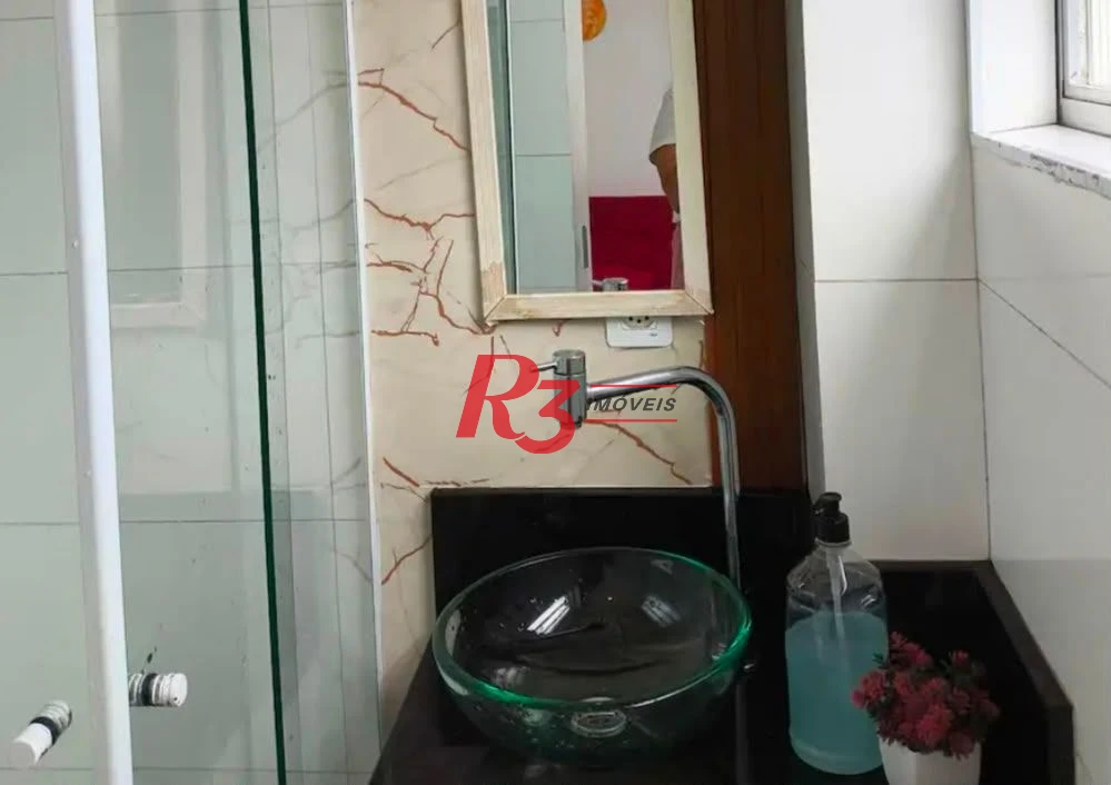Apartamento com 1 dormitório à venda, 42 m² por R$ 320.000,00 - Boqueirão - Santos/SP
