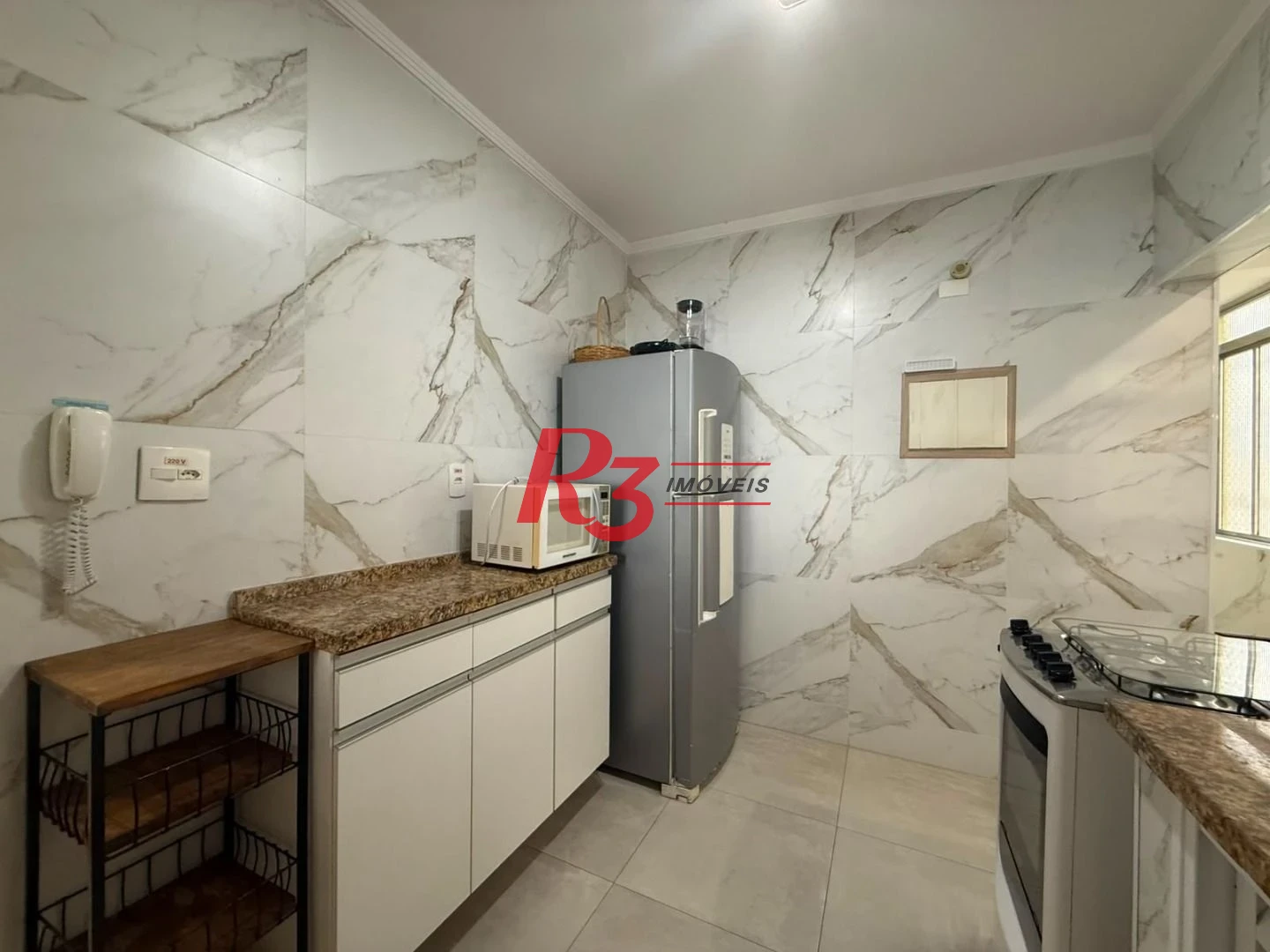 Apartamento com 3 dormitórios à venda, 143 m² por R$ 1.400.000,00 - Boqueirão - Santos/SP