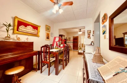 Sobrado com 2 dormitórios à venda, 100 m² por R$ 1.290.000,00 - Aparecida - Santos/SP