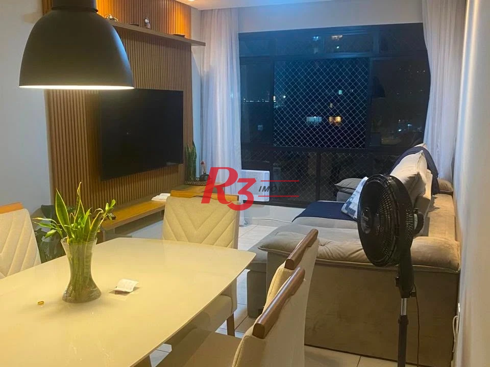 Apartamento com 2 dormitórios à venda, 70 m² por R$ 490.000,00 - Campo Grande - Santos/SP