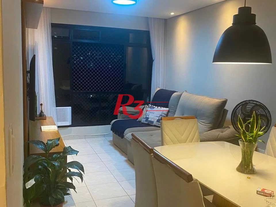 Apartamento com 2 dormitórios à venda, 70 m² por R$ 490.000,00 - Campo Grande - Santos/SP