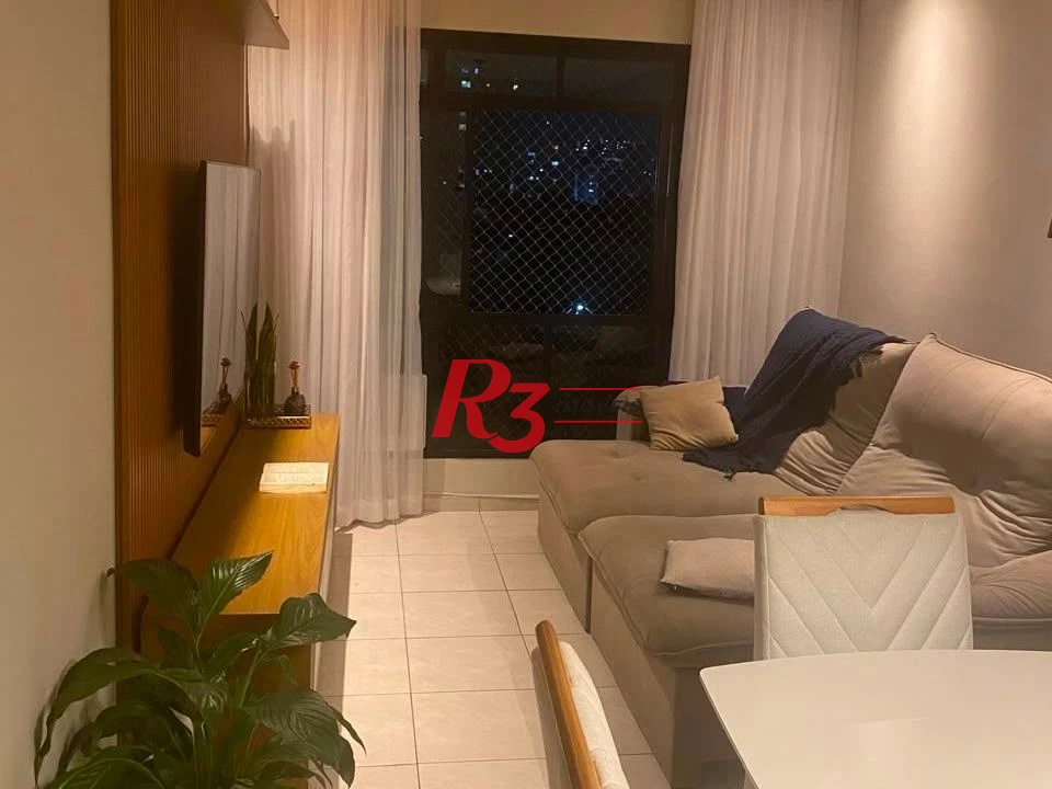 Apartamento com 2 dormitórios à venda, 70 m² por R$ 490.000,00 - Campo Grande - Santos/SP