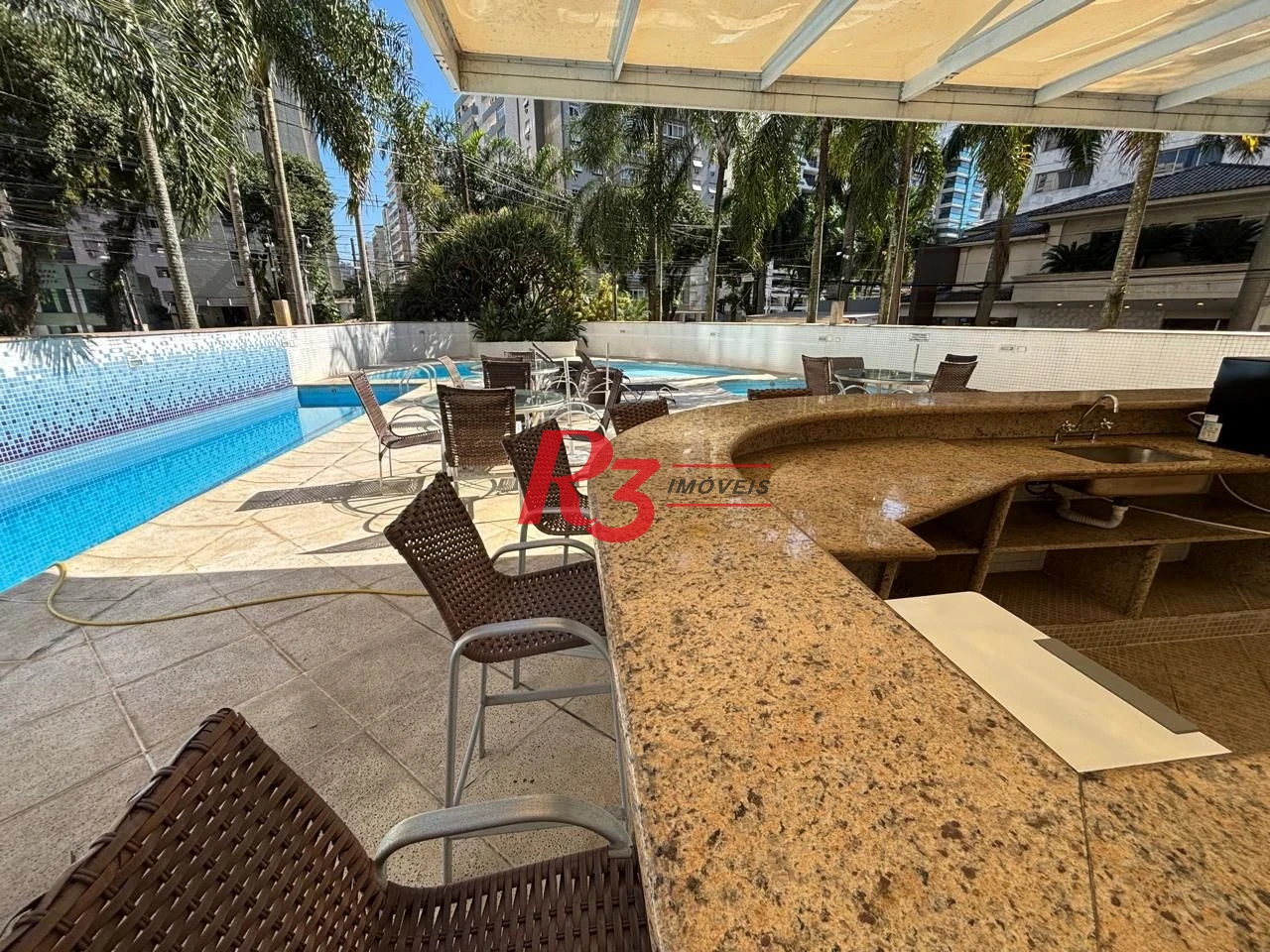 Apartamento Garden com 4 dormitórios à venda, 215 m² por R$ 2.380.000,00 - Boqueirão - Santos/SP