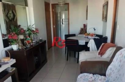 Apartamento com 2 dormitórios à venda, 75 m² por R$ 600.000,00 - Aparecida - Santos/SP