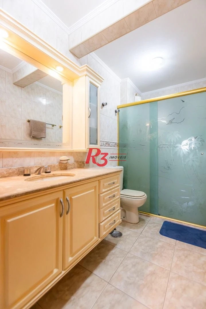 Apartamento com 2 dormitórios à venda, 173 m² por R$ 1.650.000,00 - Embaré - Santos/SP