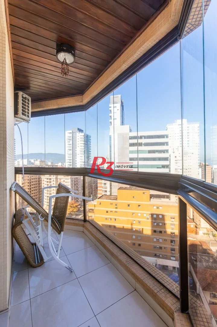 Apartamento com 2 dormitórios à venda, 173 m² por R$ 1.650.000,00 - Embaré - Santos/SP