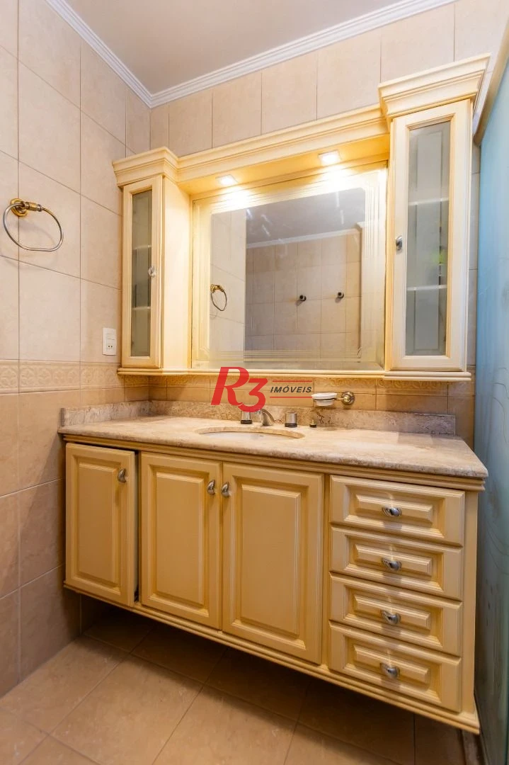 Apartamento com 2 dormitórios à venda, 173 m² por R$ 1.650.000,00 - Embaré - Santos/SP