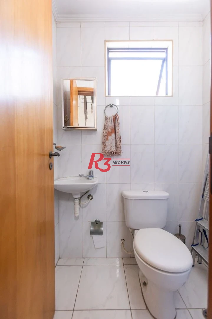 Apartamento com 2 dormitórios à venda, 173 m² por R$ 1.650.000,00 - Embaré - Santos/SP