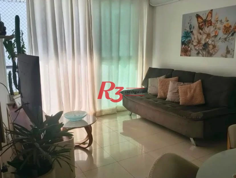 Apartamento com 2 dormitórios à venda, 72 m² por R$ 605.000,00 - Macuco - Santos/SP