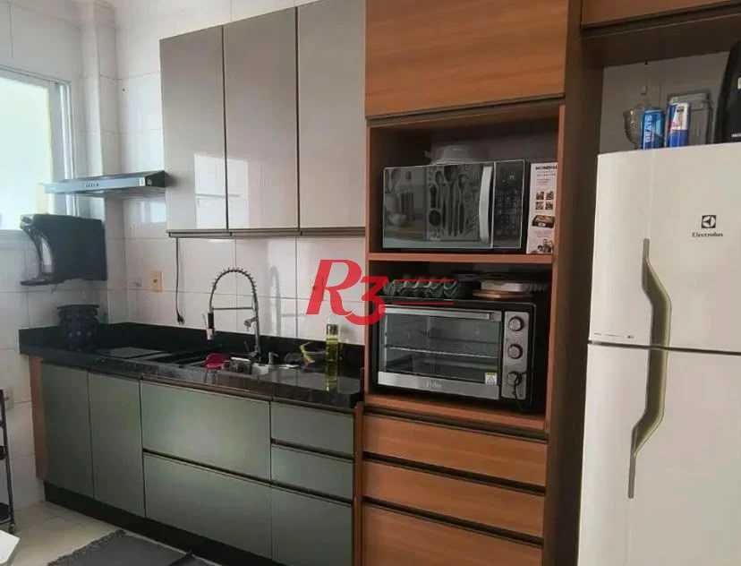 Apartamento com 2 dormitórios à venda, 72 m² por R$ 605.000,00 - Macuco - Santos/SP