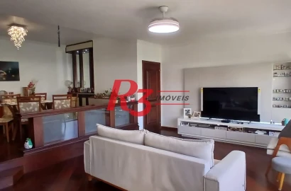 Apartamento com 3 dormitórios à venda, 155 m² por R$ 1.280.000,00 - Gonzaga - Santos/SP